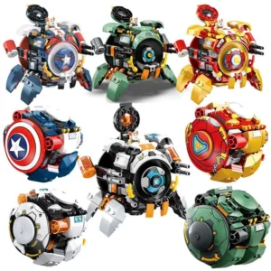 ego Destruction Ball Overwatch Bat Series Metamorphic Mecha เด็กชายและเด็กหญิงตัวต่อบล็อก
